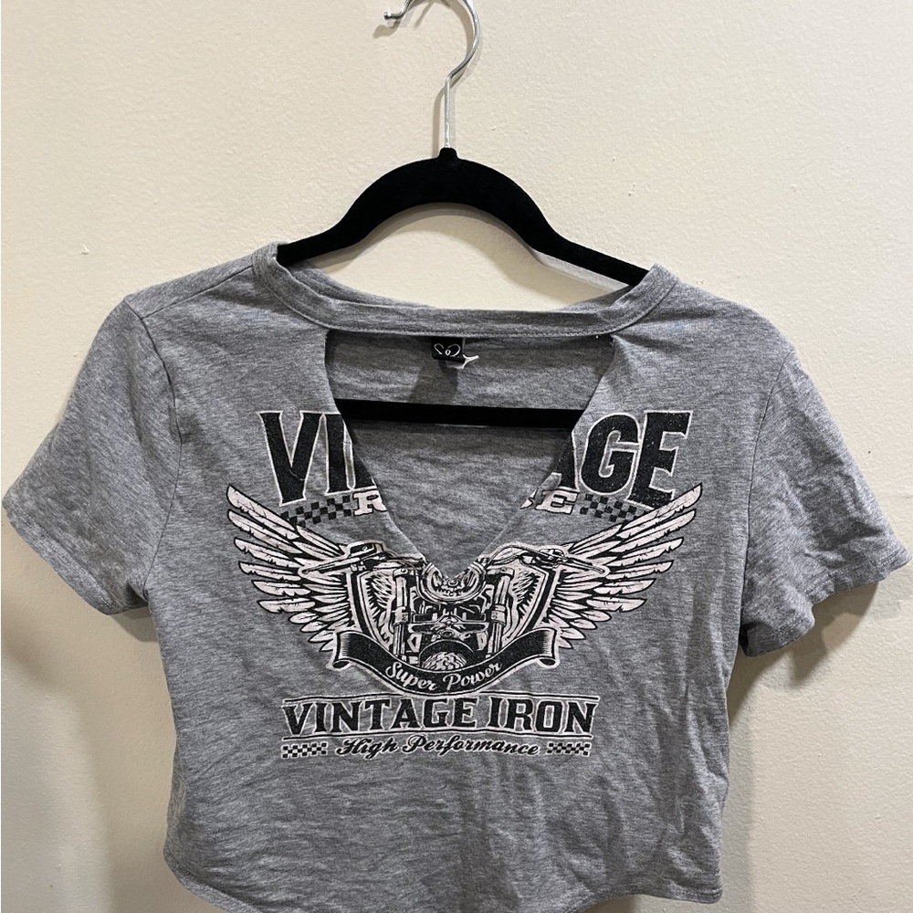 Windsor Gray Vintage Women's Crop Top